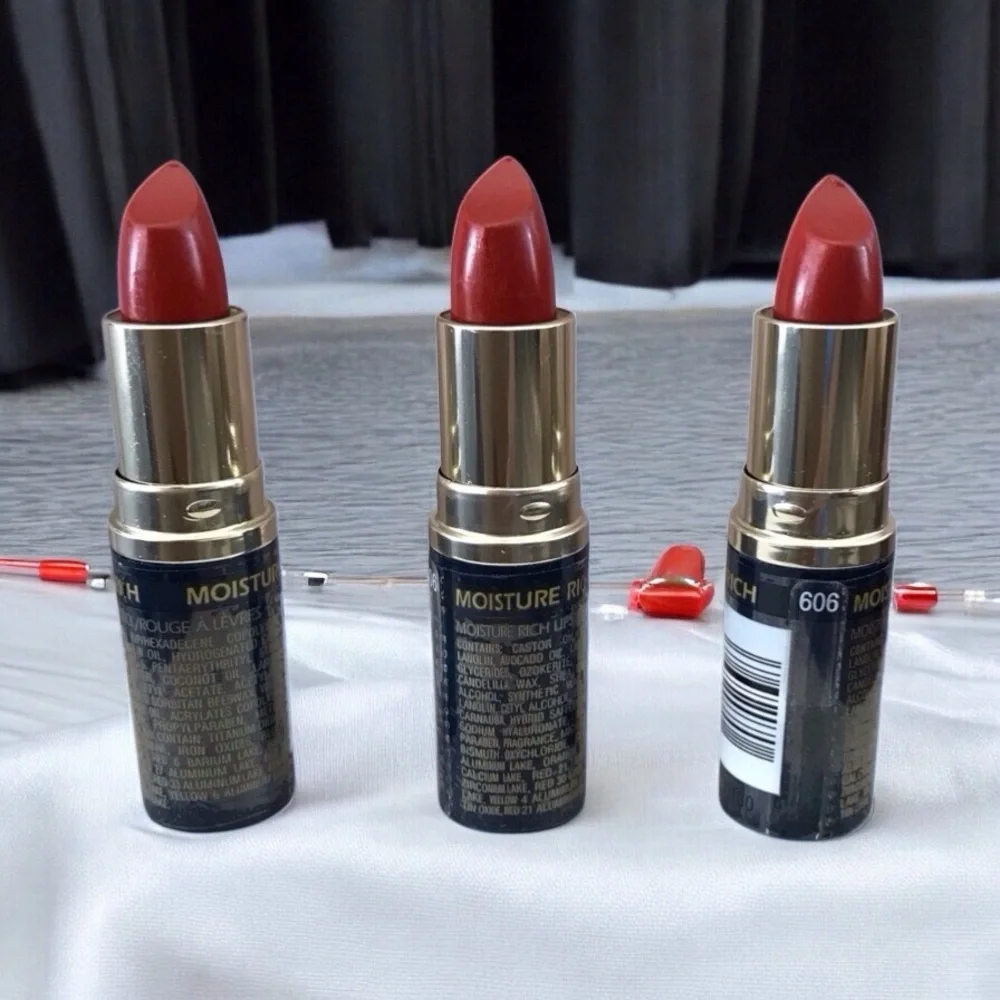 🆕3pcs Max Factor Moisture Rich Lipstick